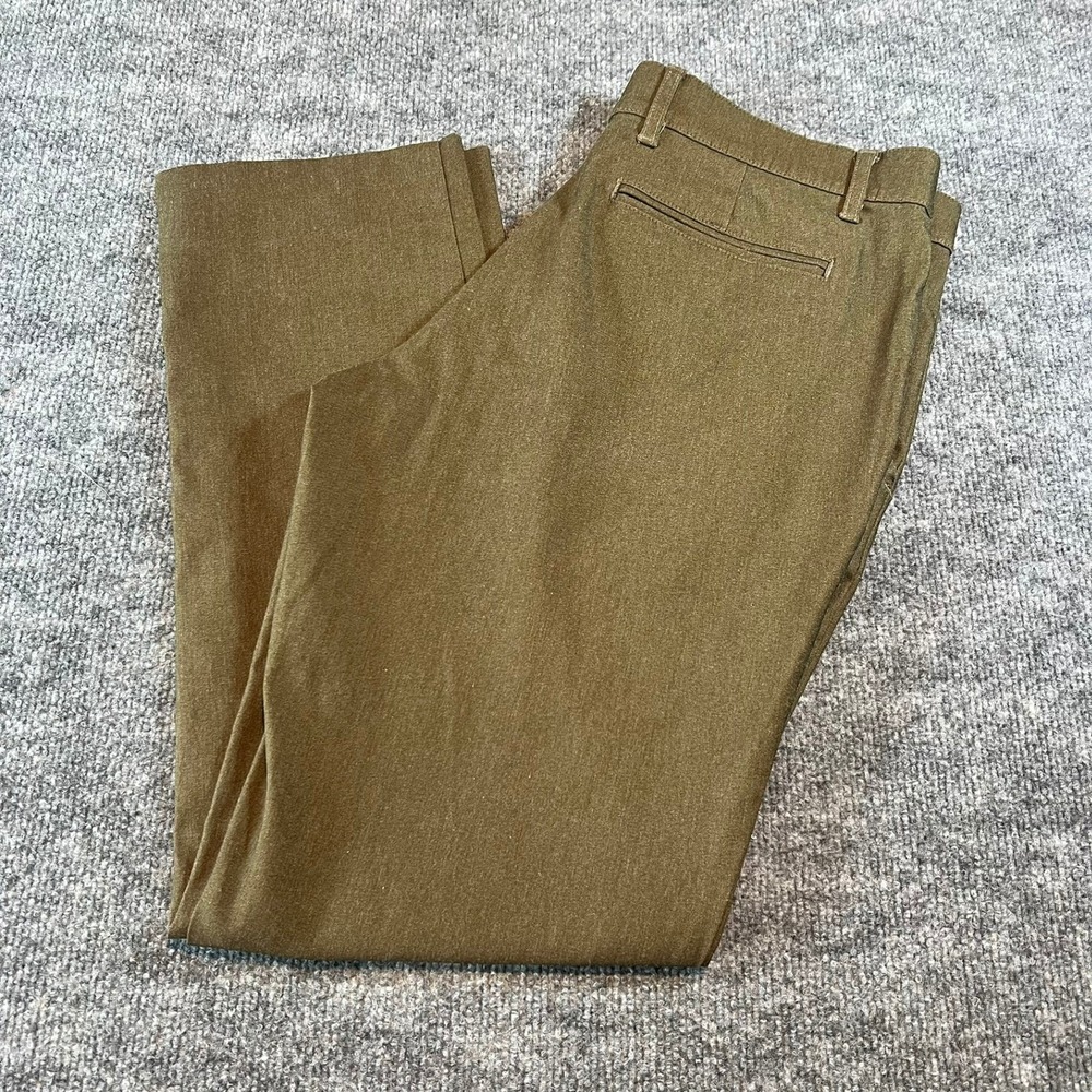 Mizzen+Main Olive Green Modern‎ Fit Dress Pants Mens Size 32